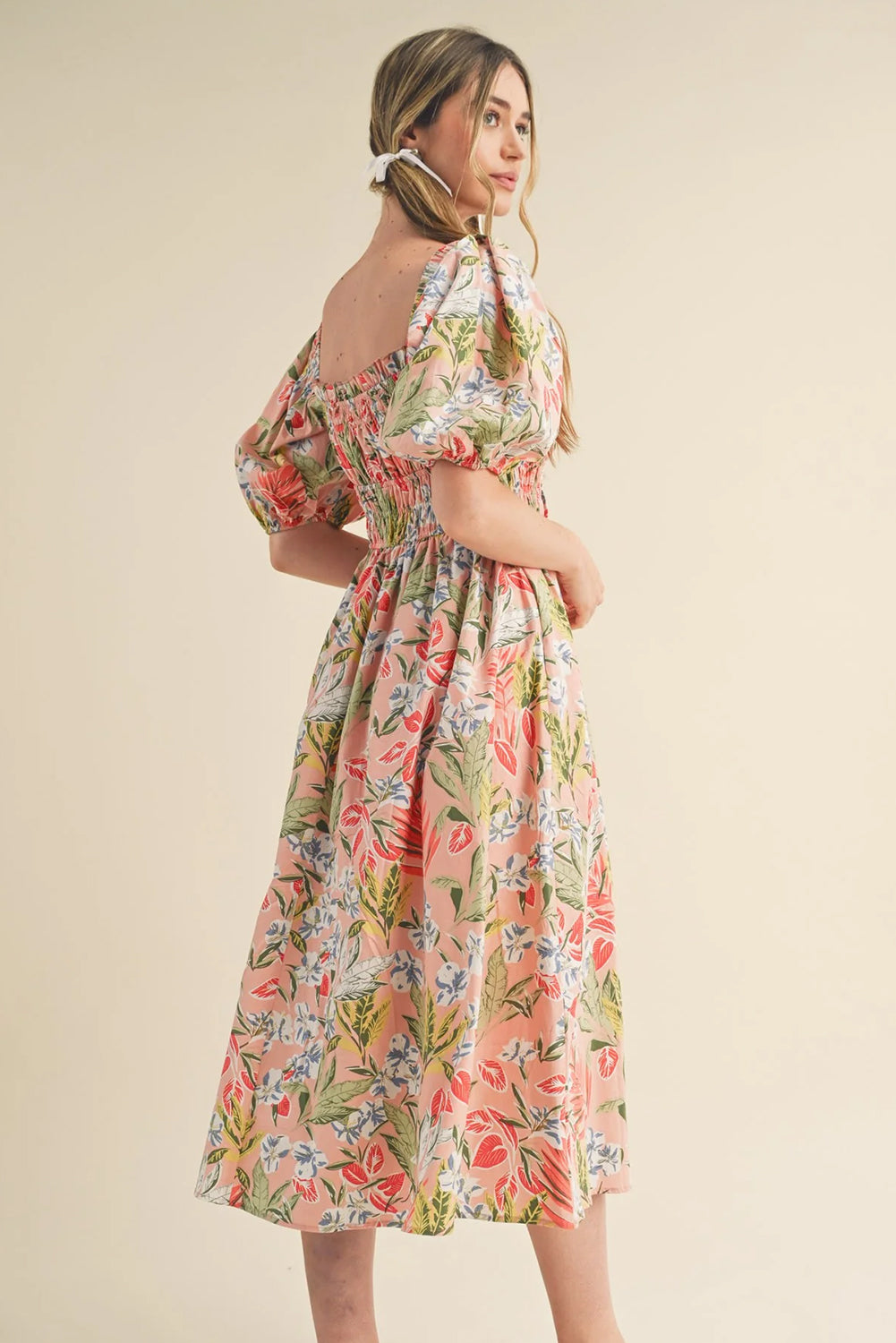 Katrina Floral Smocked Maxi Dress