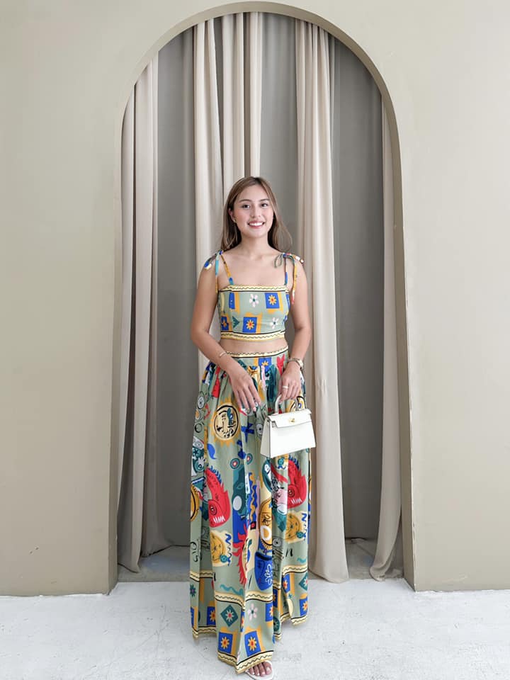 Vanessa Summer Top and Skirt Set