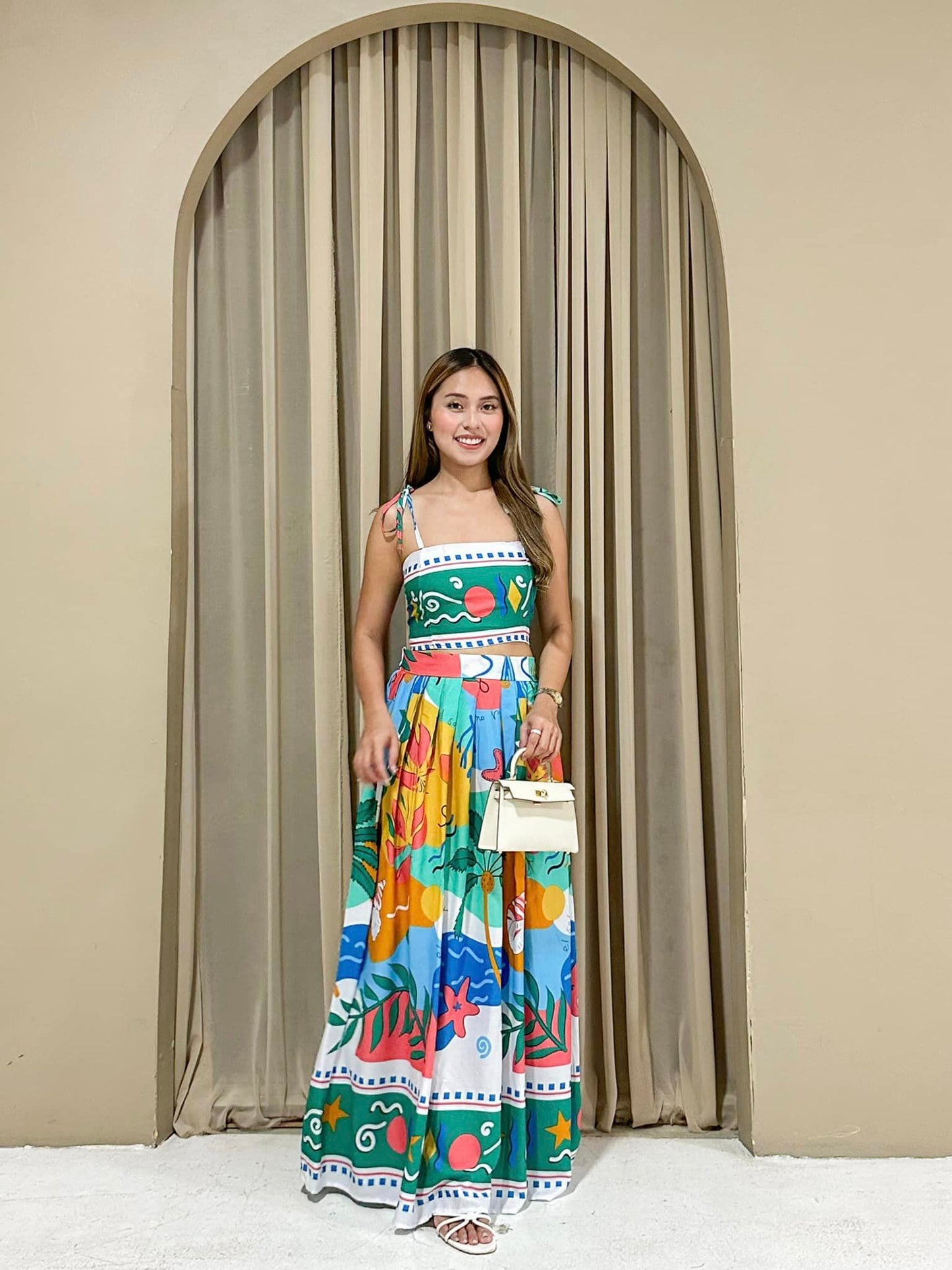 Vanessa Summer Top and Skirt Set