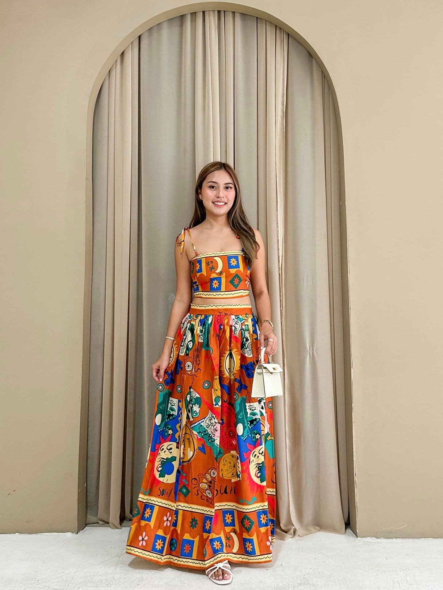 Vanessa Summer Top and Skirt Set