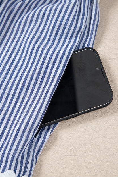 Kristy Stripe Mini/Midi Dress