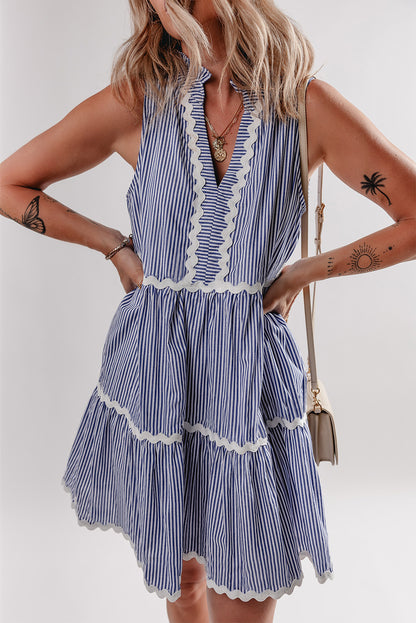 Kristy Stripe Mini/Midi Dress