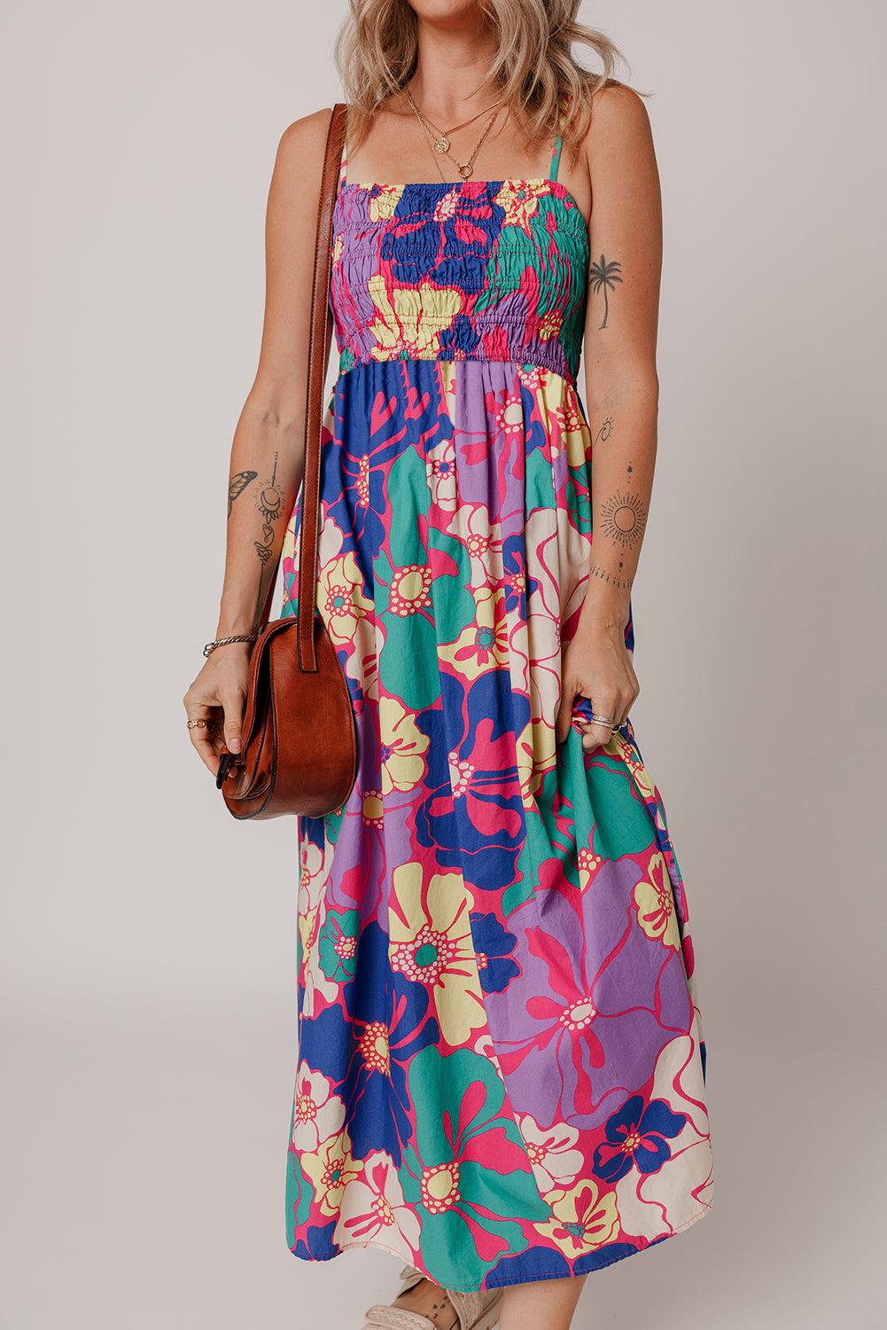 Leia Floral Maxi Dress