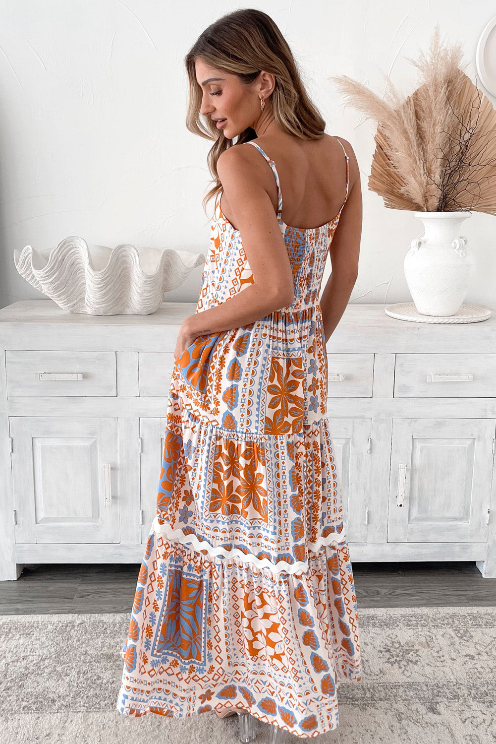 Laina Ricrac Maxi Dress