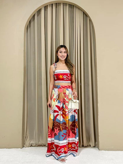 Vanessa Summer Top and Skirt Set